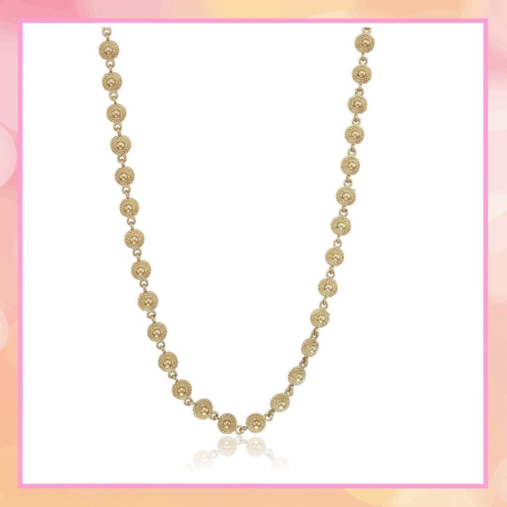 Estele Gold Plated Necklace Pendant Chain for Girls & Women