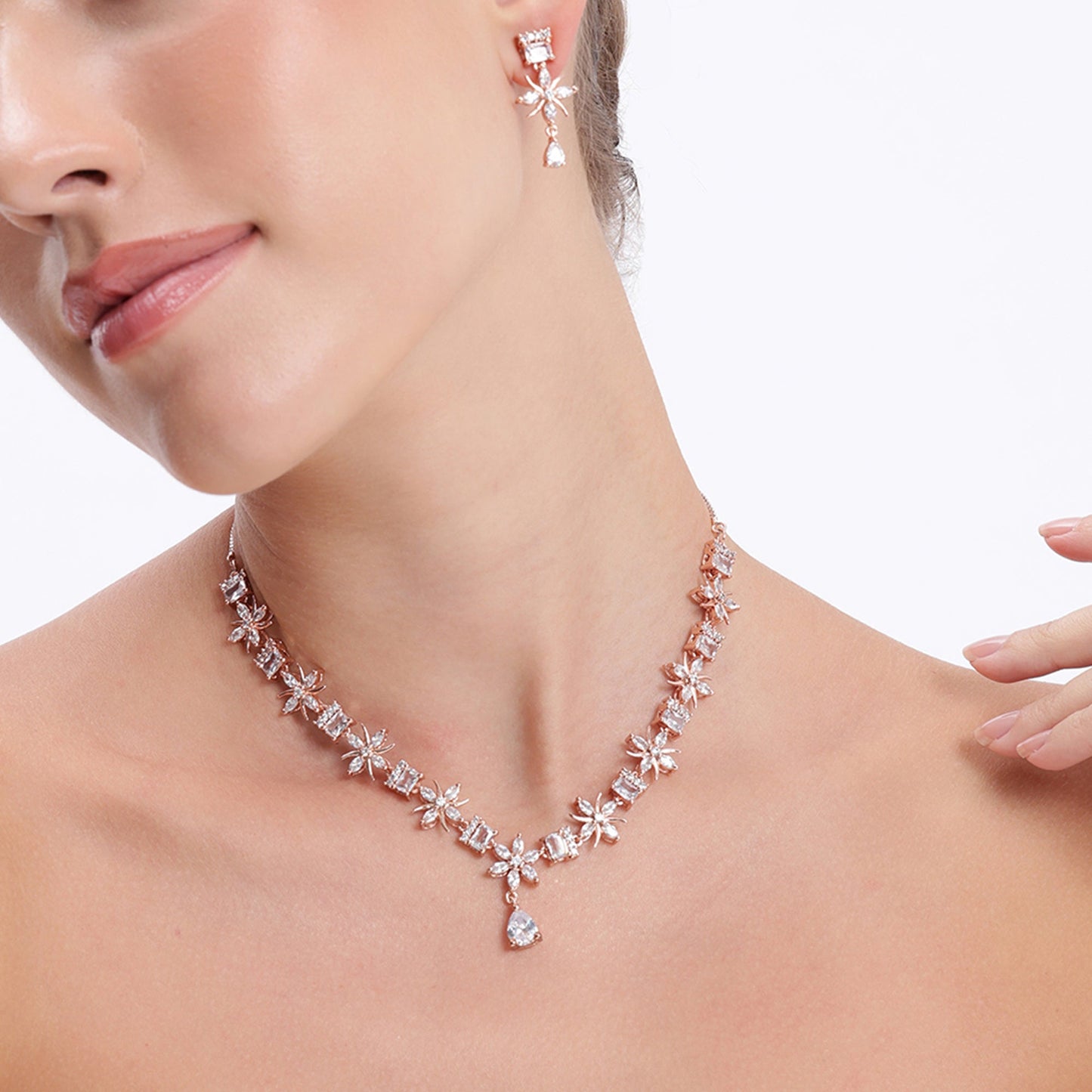 Crystal Harmony Necklace Set