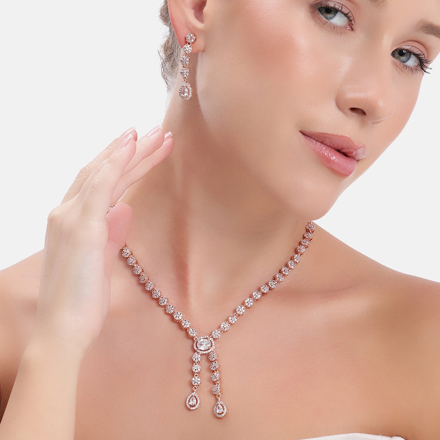 Prism Petal Necklace Set