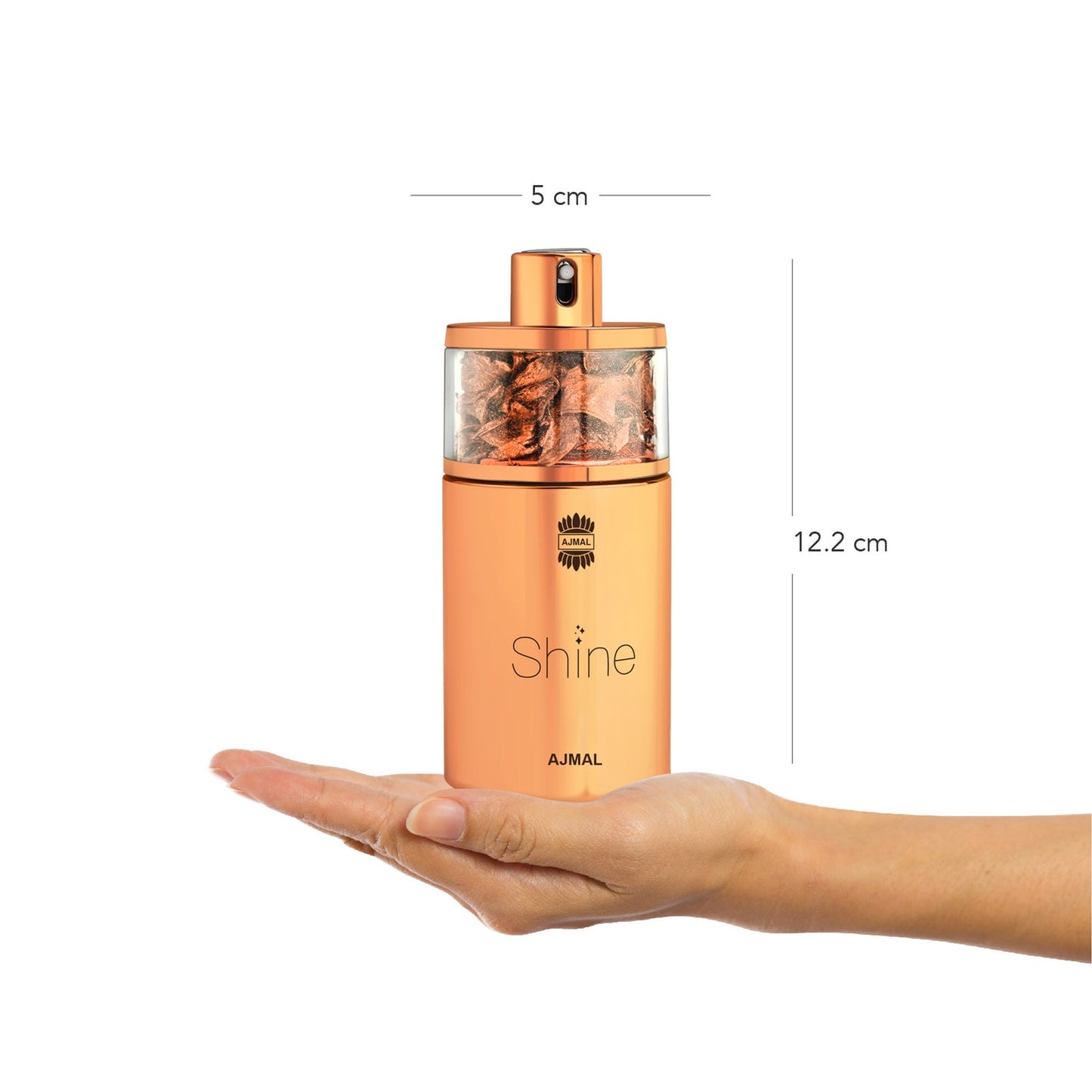 Ajmal India Shine Eau De Parfum for Women - Floral Fruity Musky Long-Lasting Perfume