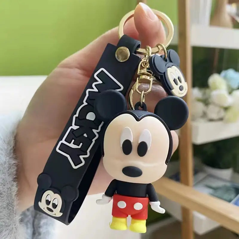 Mickey Mouse Silicone Keychain | 3D Lanyard Keychain | Premium | Disni |