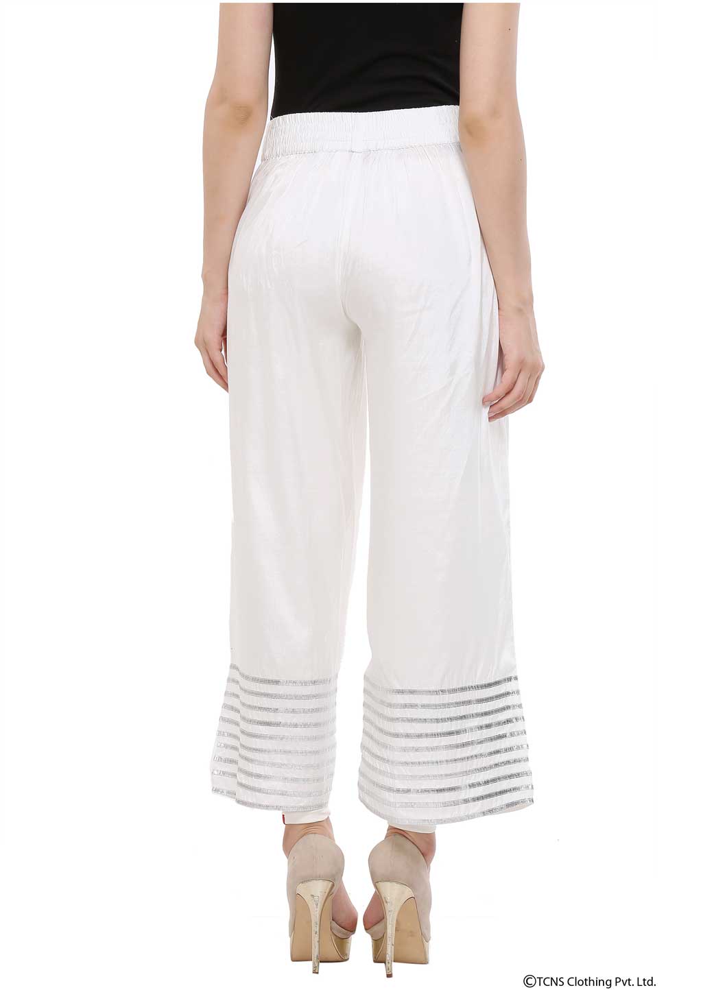 W for Woman White Pants