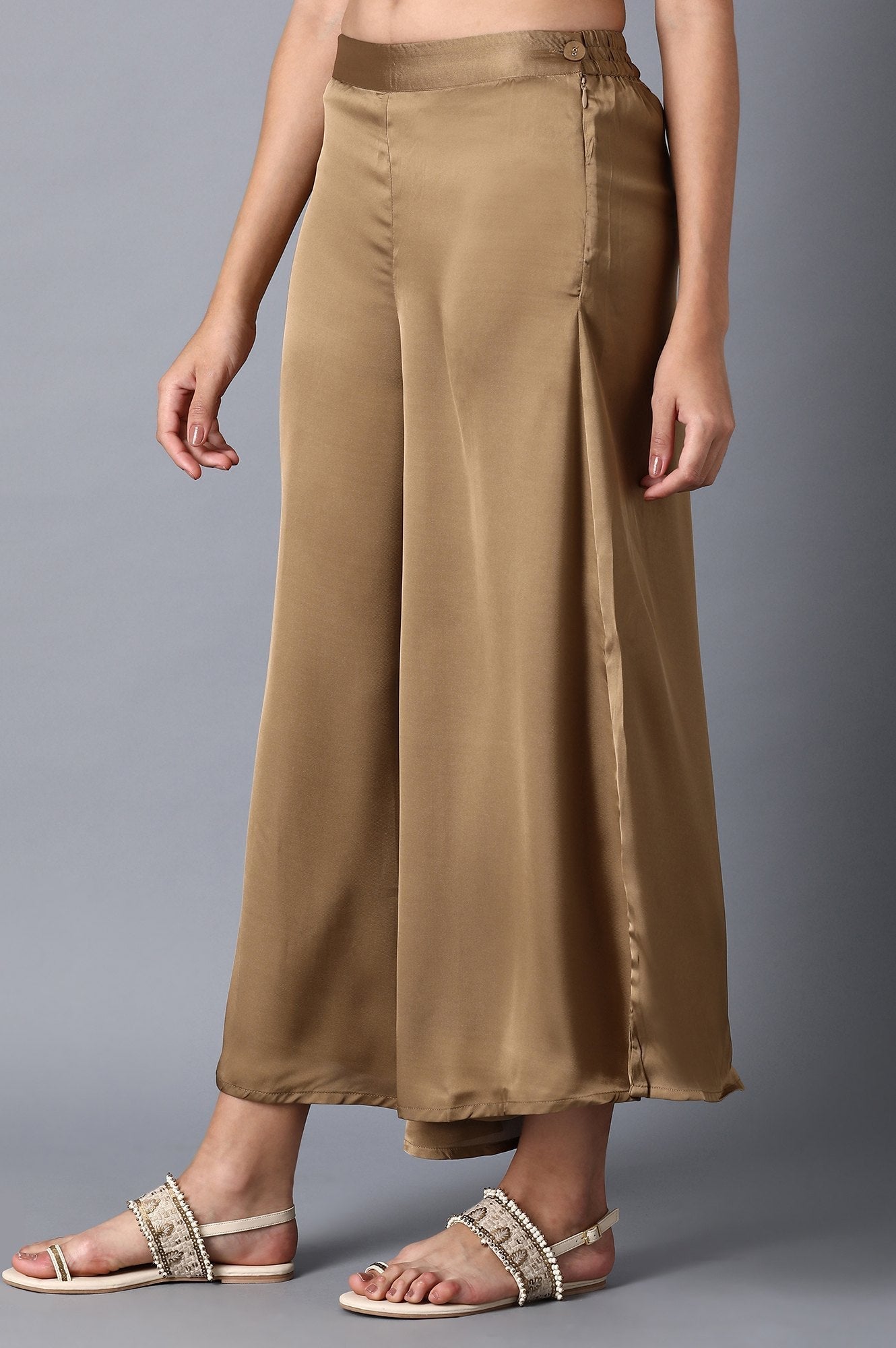 W for Woman Gold Straight Pants