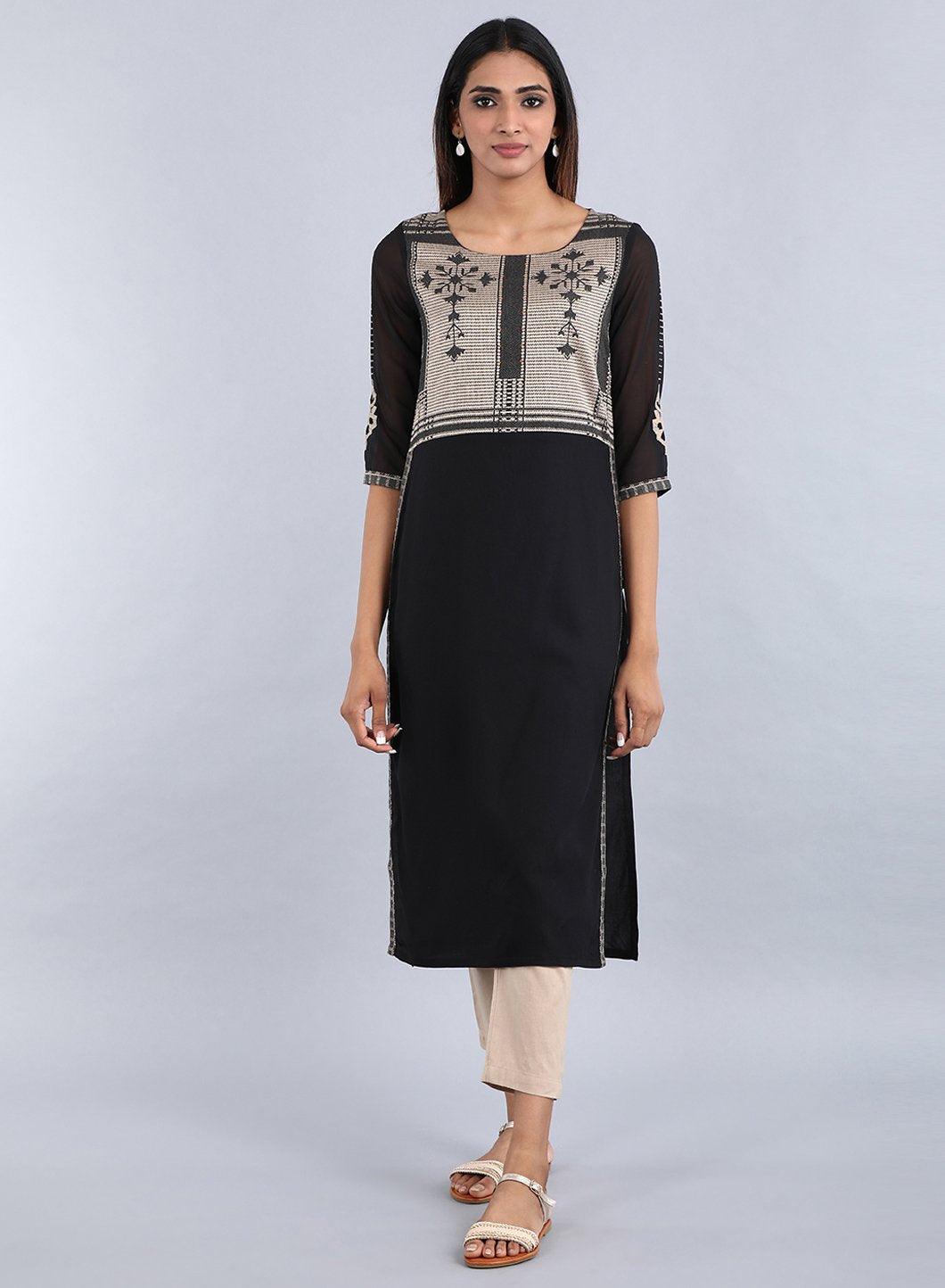 W for Woman Beige Ankle-Length Trousers