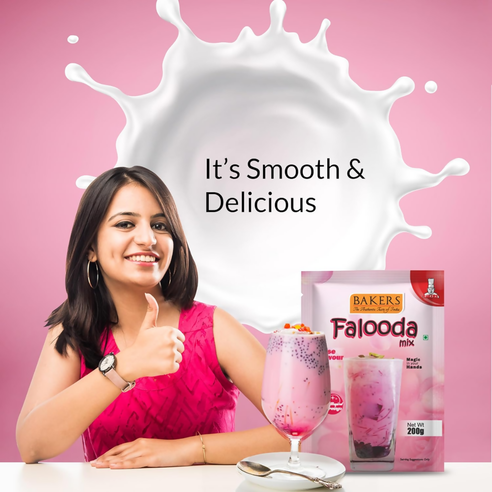 BAKERS Rose Flavored Falooda Mix