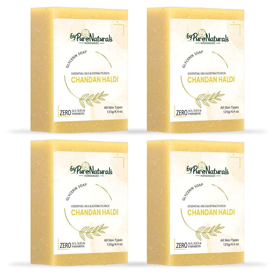 byPureNaturals Chandan Haldi Soap