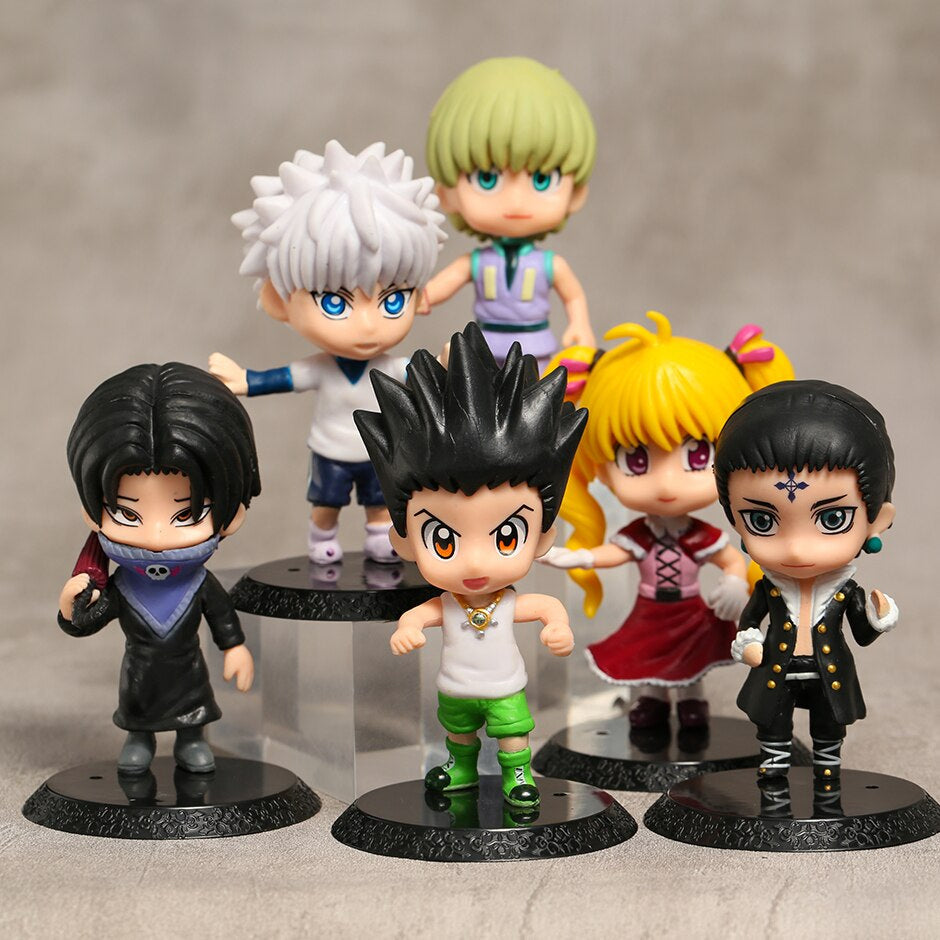 Hunter x Hunter Set Of 6 Action Figures SET B | 10 Cms |