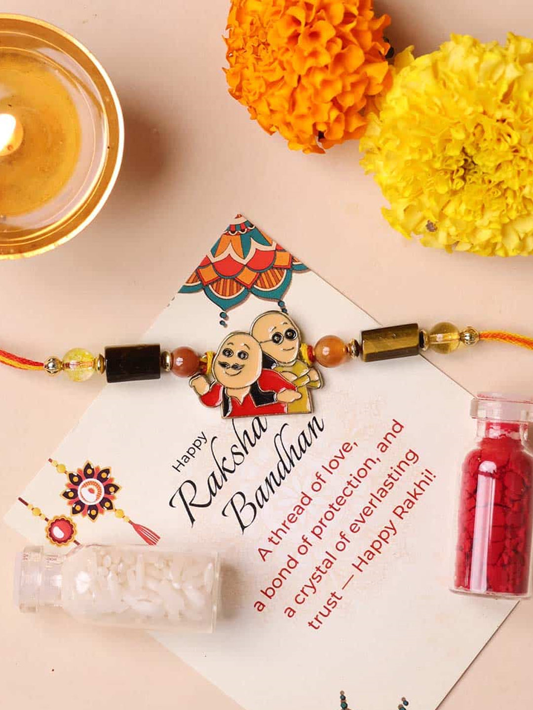 Motu Patlu Motivation Rakhi - Single