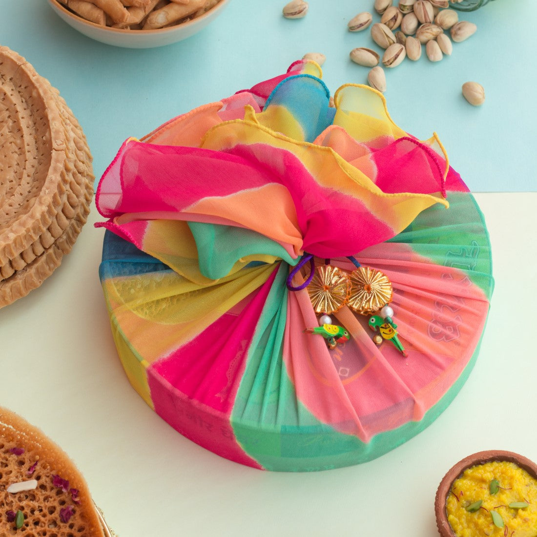 LMB Sweets Special Paneer Ghewar (Festive Lehriya Pack)