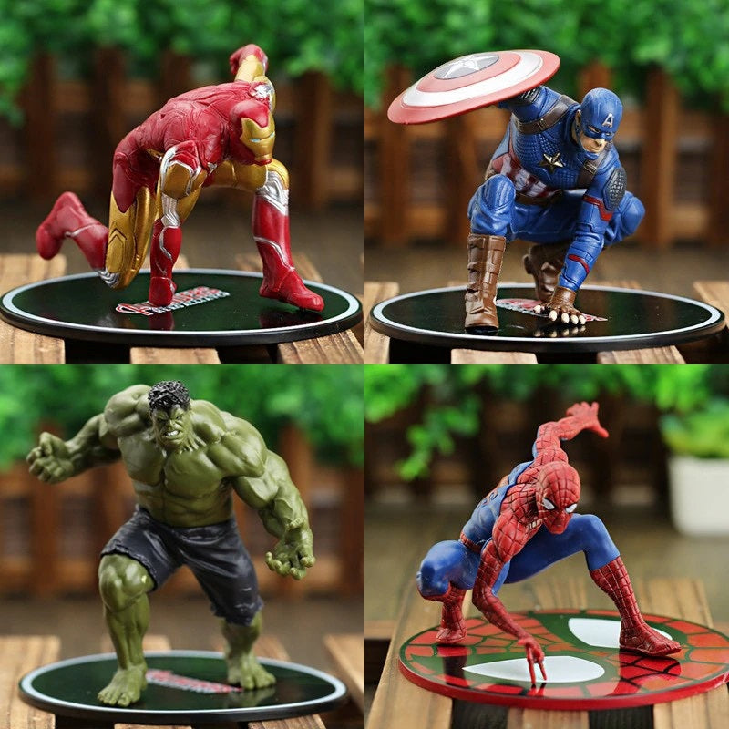 |Set of 4 Action Figures |10-13 Cms |