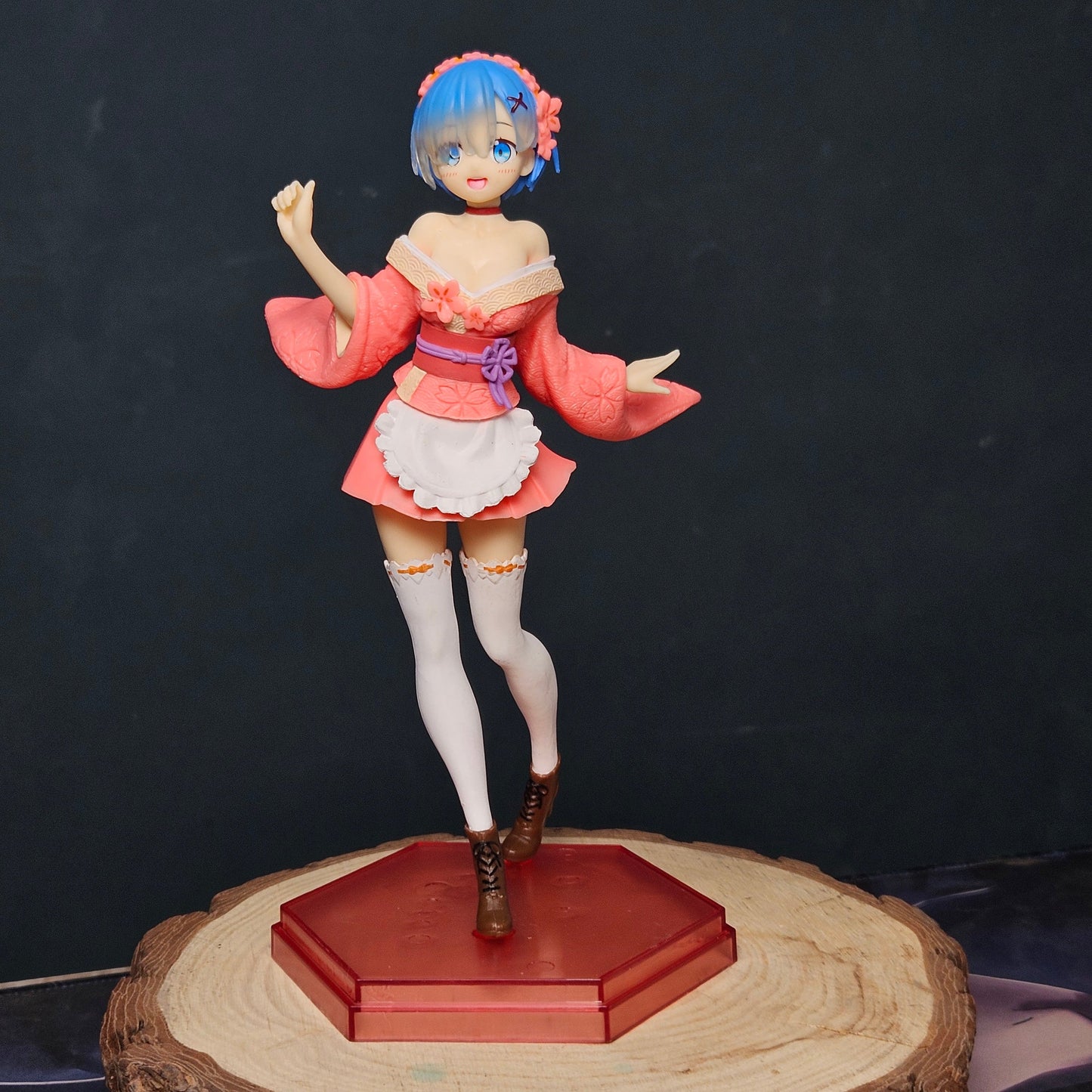 Re Zero Rem Sakura Cherry blossom Precious Action Figure | 23 cms |