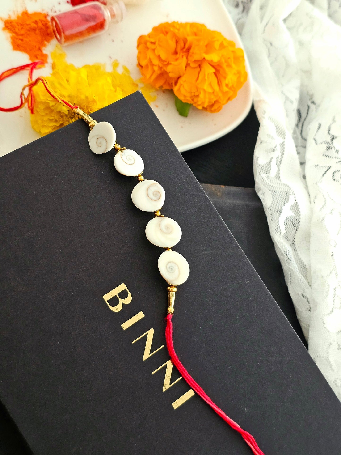 Divine Blessings Gomti Chakra Rakhi - single