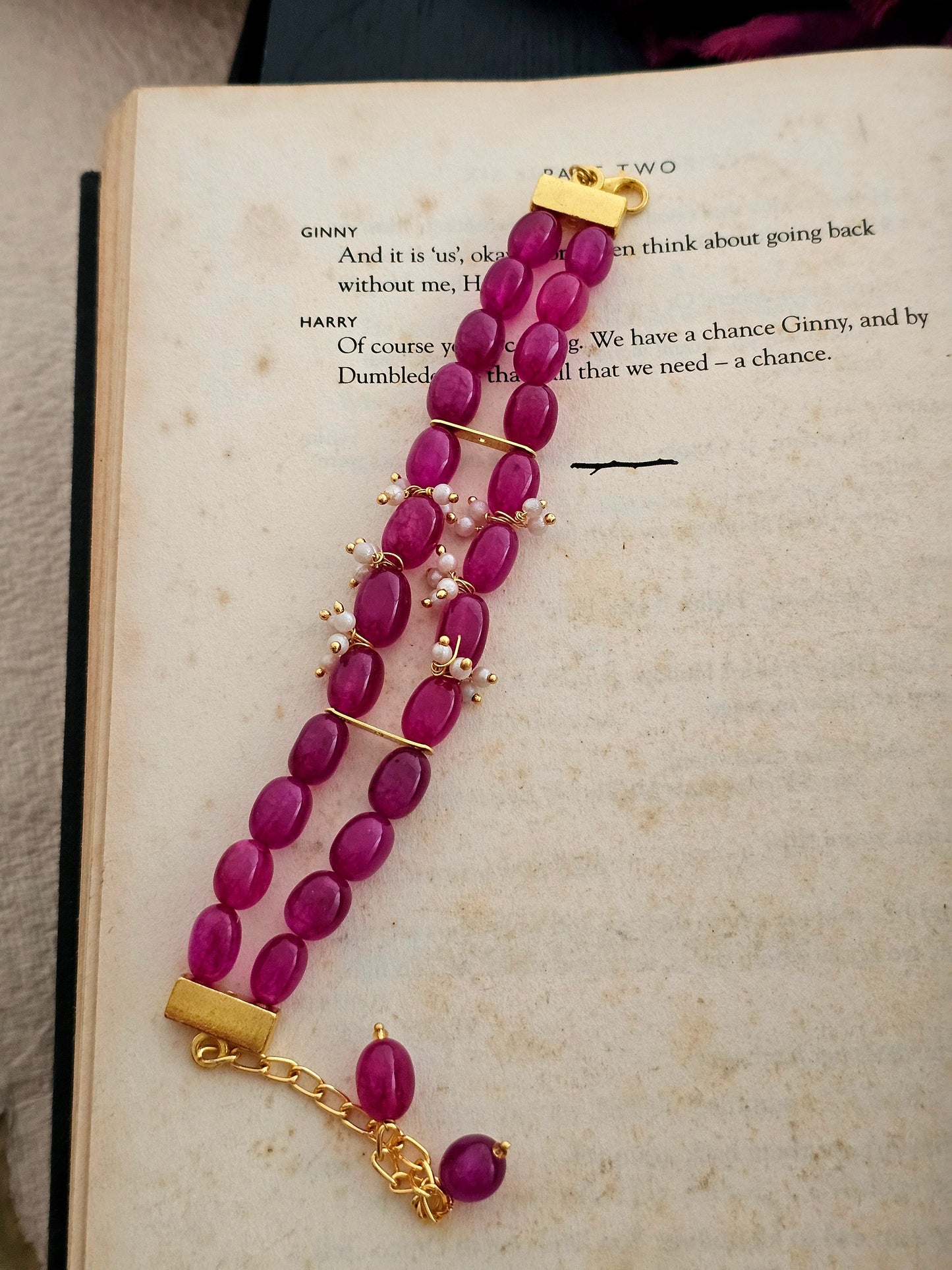 Rosé Pearl Whisper Bracelet