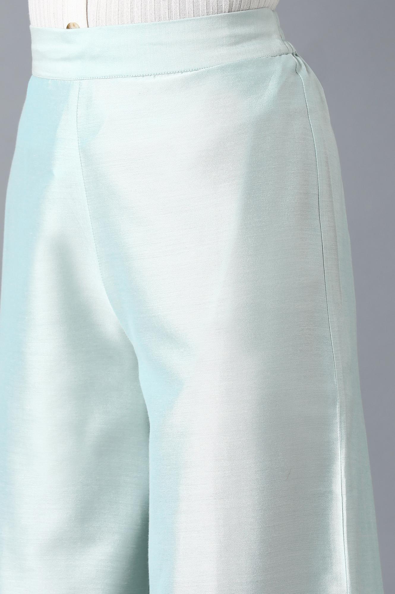 W for Woman Teal Parallel Pants