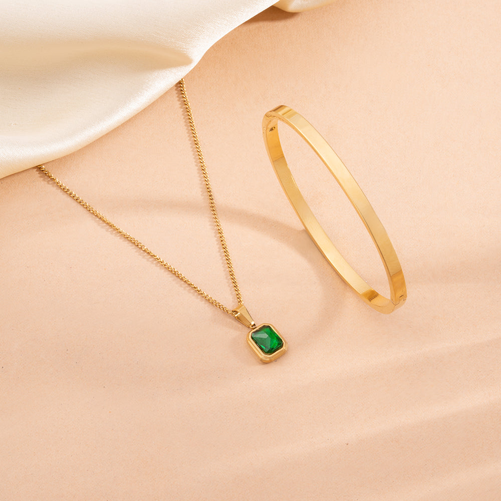 Emerald Minimal Luxe Set