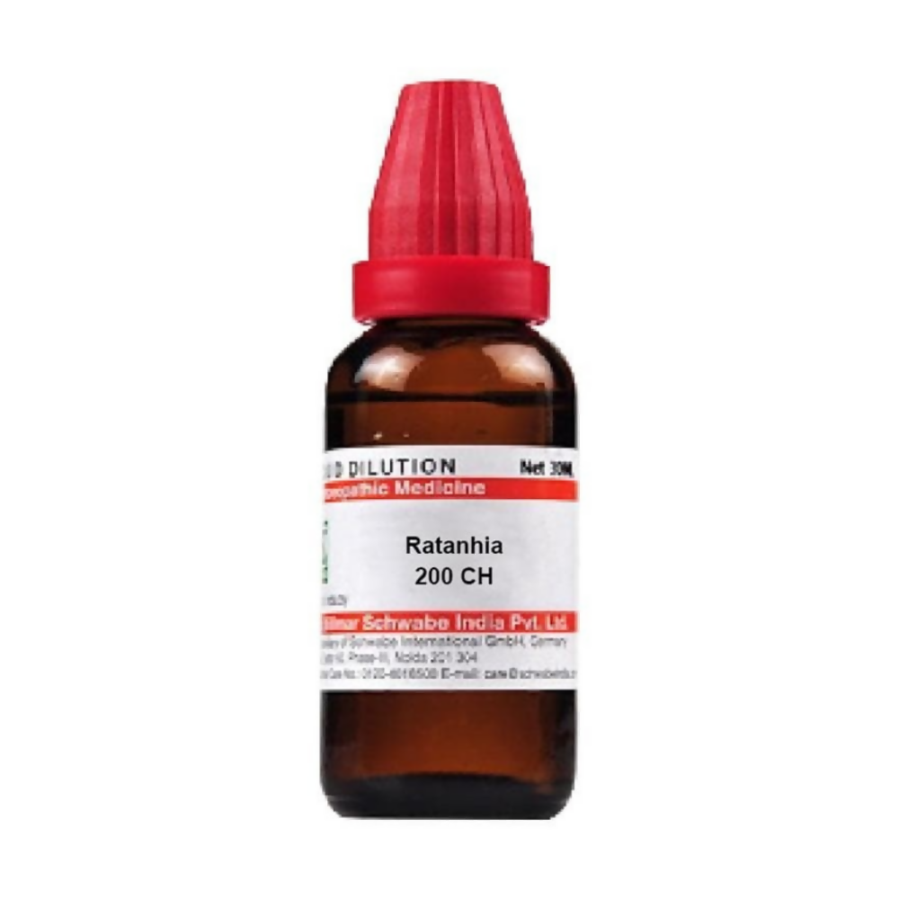 Dr Willmar Schwabe India Ratanhia Dilution
