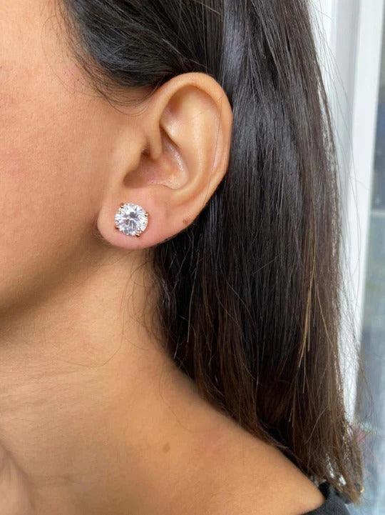 4 Carat Round Solitaires | 10mm