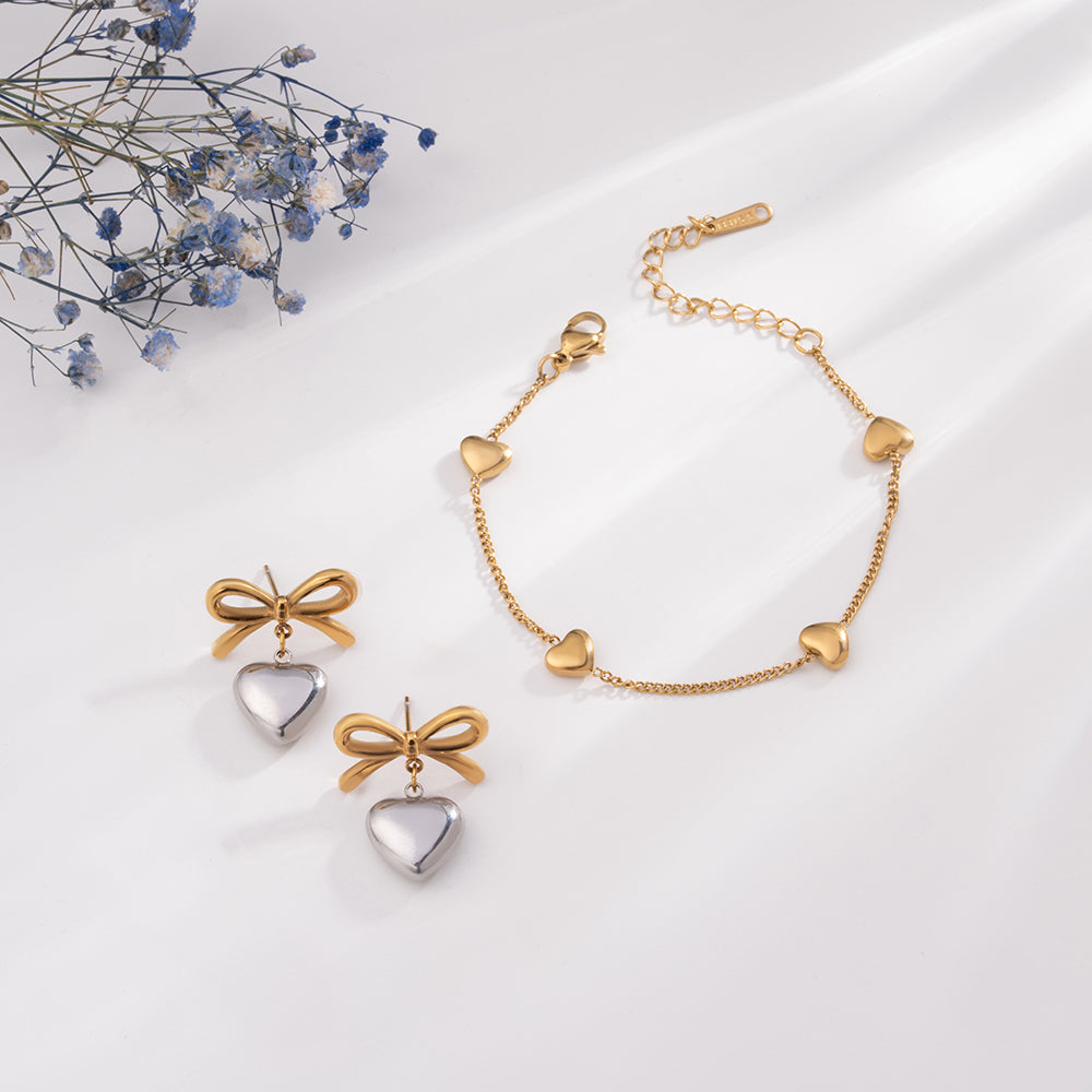 Lunar Heart Bow Embrace Set