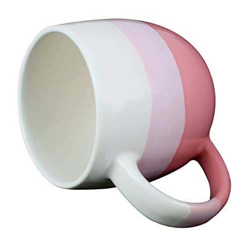 Ceramic Coffee Mug 450 ML Pink Large Size Dishwasher & Microwave Safe