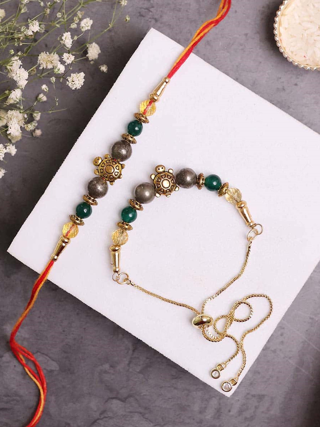 Turtle Money Magnet Rakhi