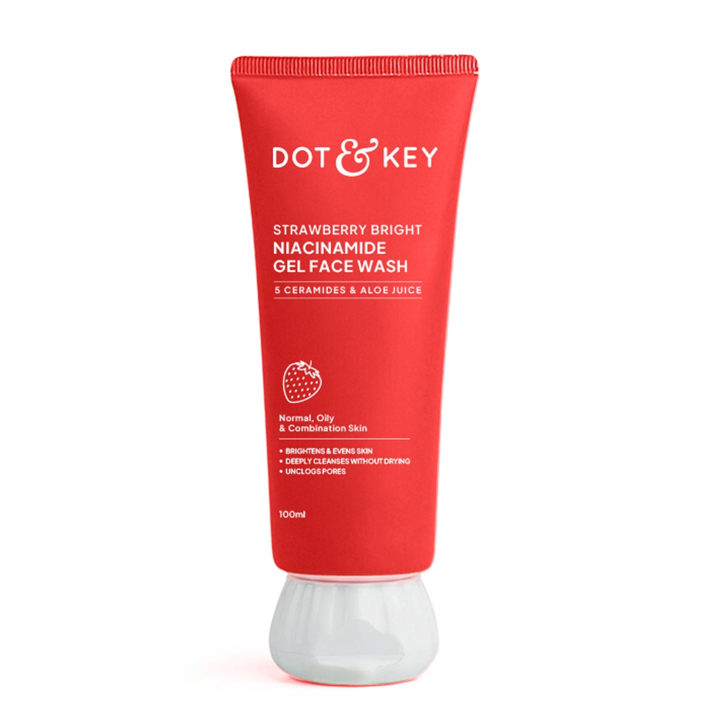 Dot & Key Strawberry Bright Niacinamide Gel Face Wash