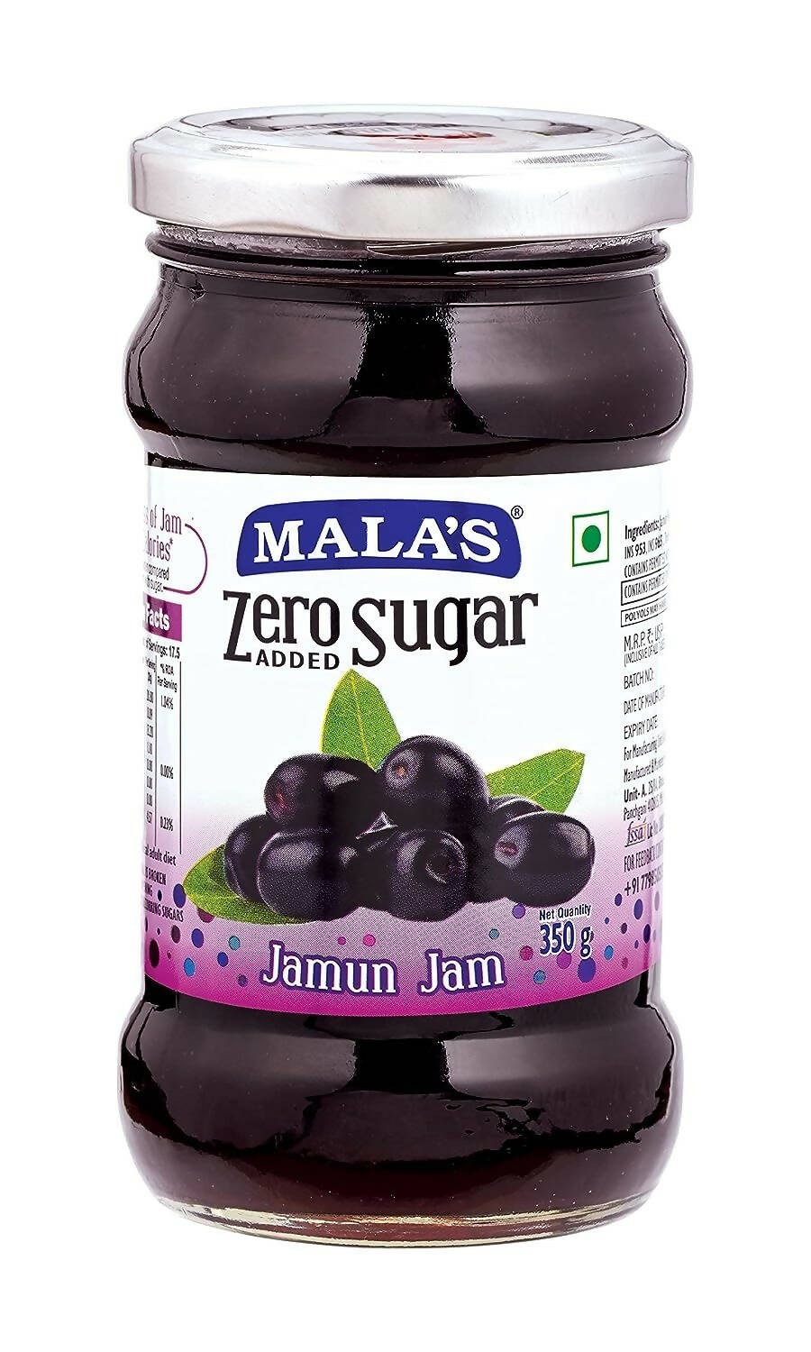 Mala's Zero Sugar Jamun Jam