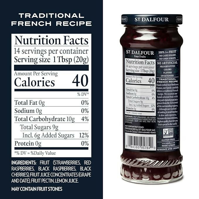 ST. DALFOUR Four Fruits Fruit Spread