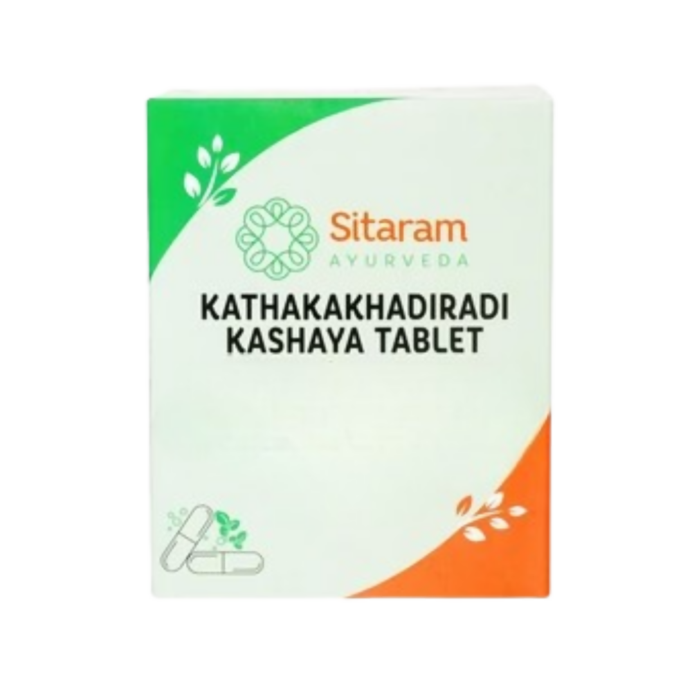 Sitaram Ayurveda Katakakhadiradi Kashayam Tablets