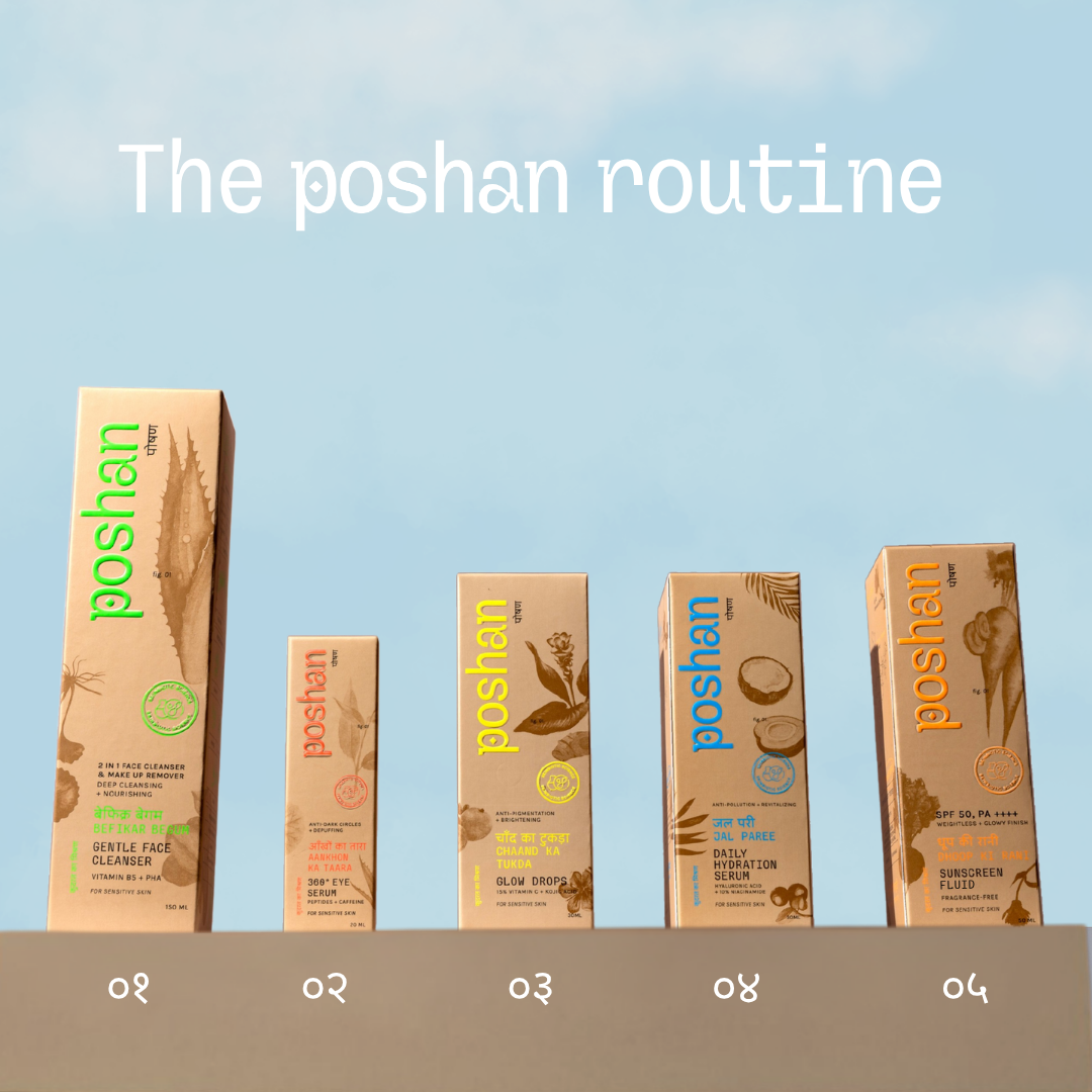 Poshan Skincare Sampoorn Poshan - Complete Routine