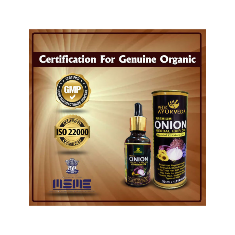 VedicAyurveda Onion Hair Oil for hair