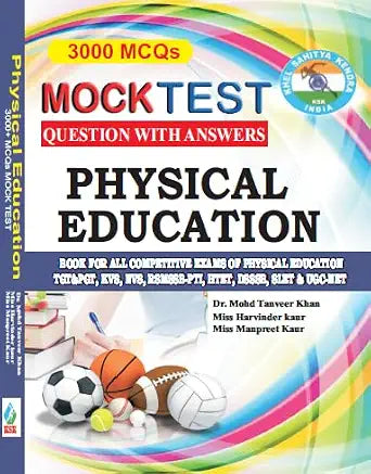 Mock Test - Physical Education 3000 MCQs (Question With Answers) Paperback 1 January 2023