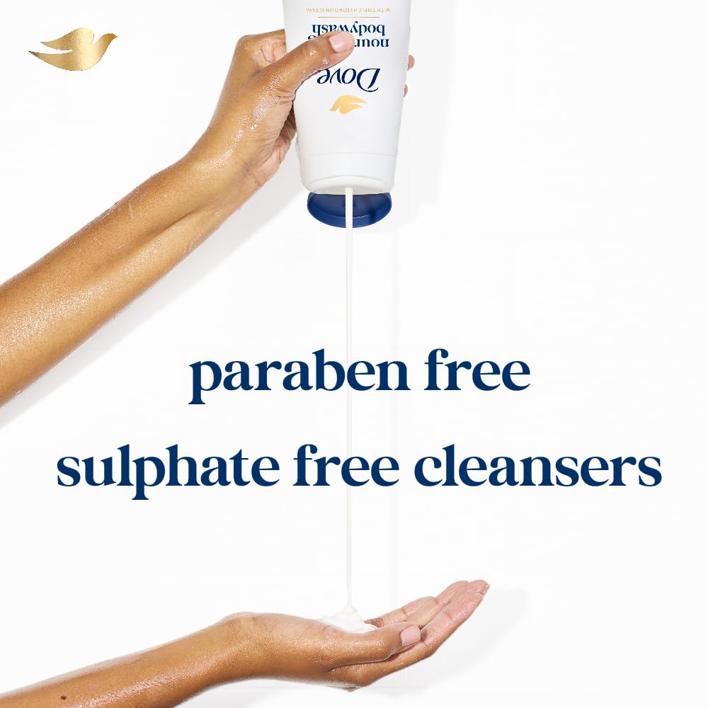 Dove Nourishing Body Wash with Triple Hydration Serum, 300ml