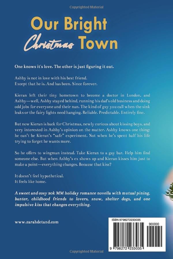 Our Bright Christmas Town: A Sweet MM Small-Town Friends-to-Lovers Romance