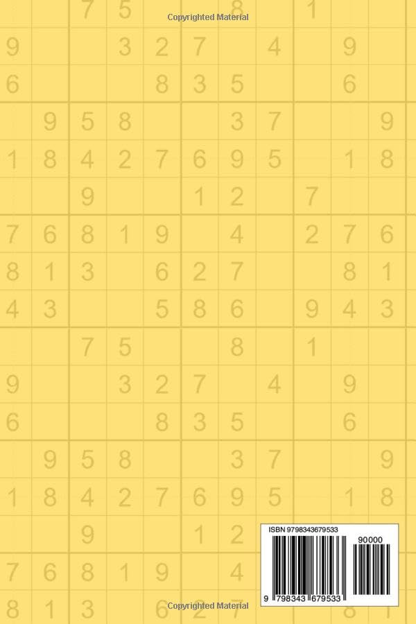 Sudoku Book for Adults - Large Print: Sudoku Puzzle Book with Solutions - The Perfect Challenge for All Skill Levels