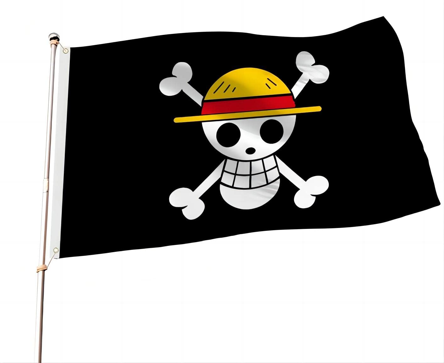 One Piece Luffy's Straw Hat Pirate Flag | 90 x 150 cm