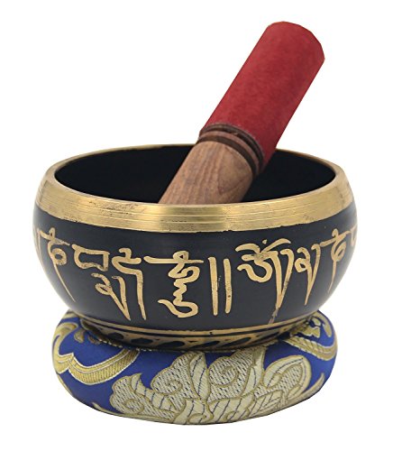 Singing Bowl Om Mani Padme Hum Peace 15 cm with Mallet