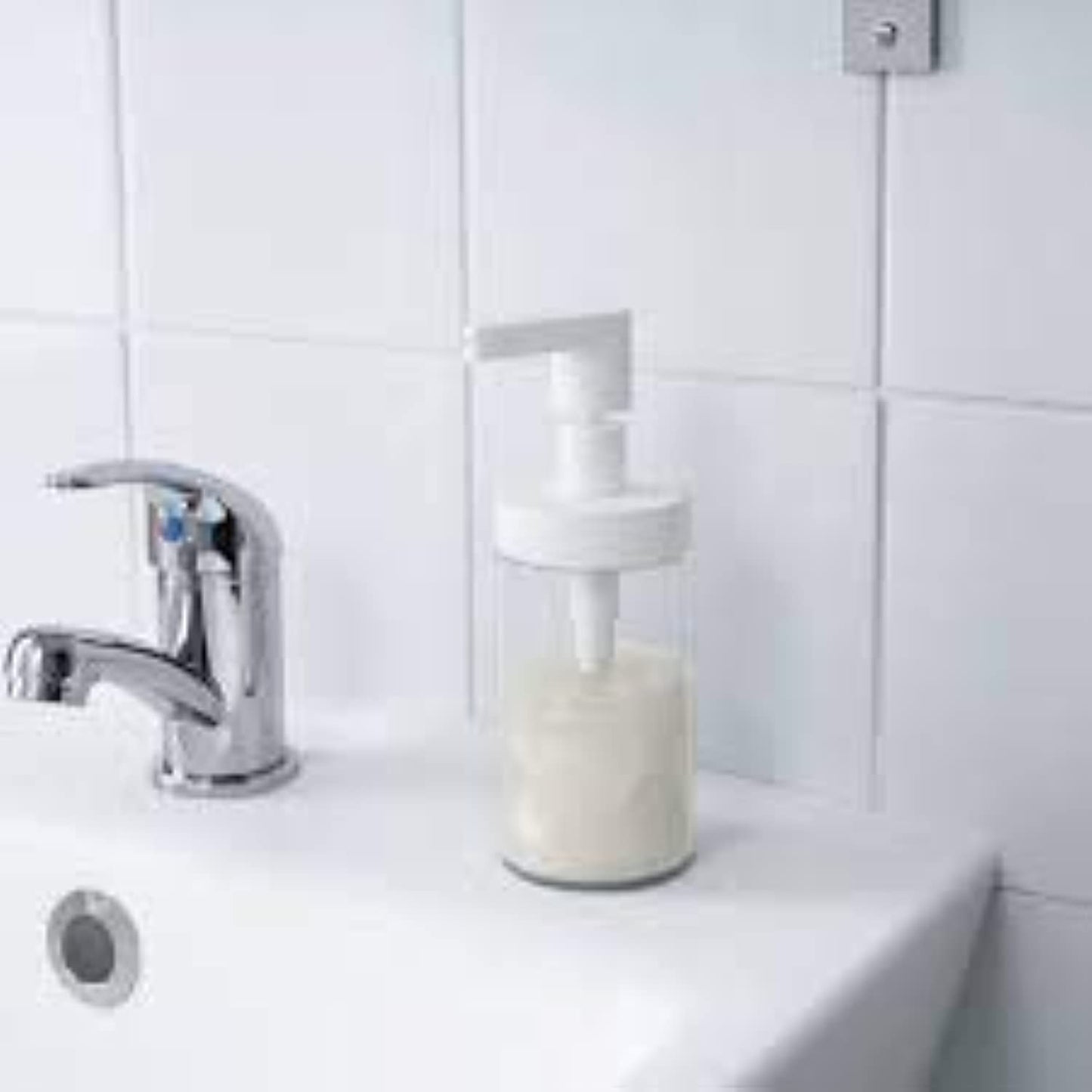 Soap Dispenser Set - Glass - Transparent - Durable Design