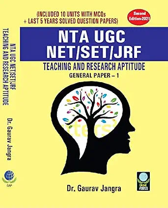 NTA UGC NET/SET/JRF TEACHING AND RESEARCH APTITUDE, GENERAL PAPER- I (Second Edition- 2021) Paperback 1 January 2021