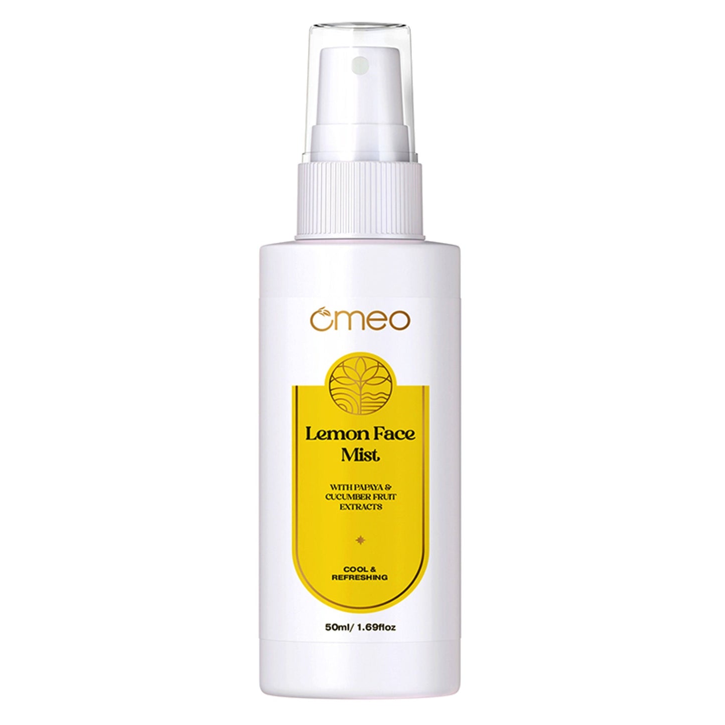 Omeo Lemon Face Mist With Papaya & Cucumber Extract - Cool & Refershing