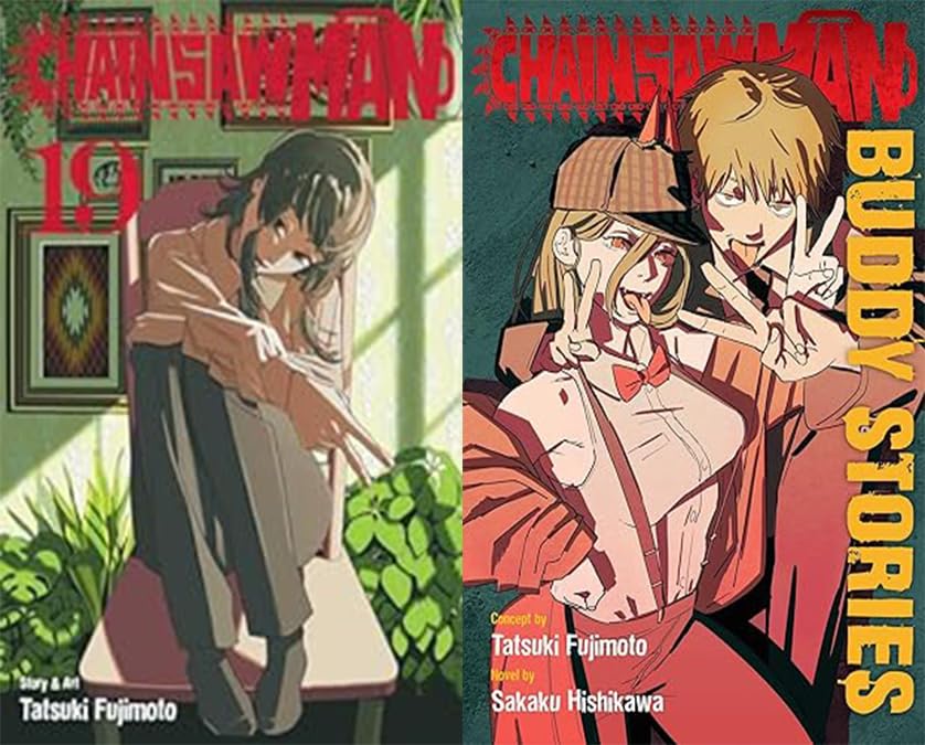 Chainsaw Man Manga Collection 20-Book Set (Volumes 1-19 + Buddy Stories) by Tatsuki Fujimoto