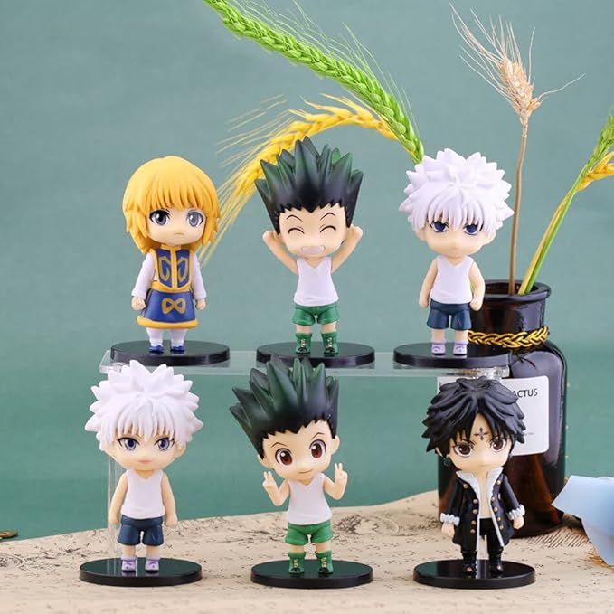 Hunter x Hunter Set Of 6 Action Figures SET A | 10 Cms |