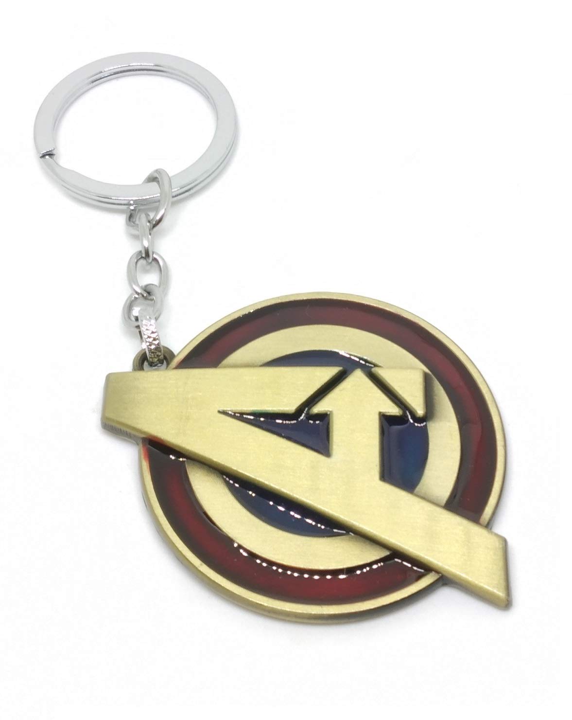 Logo Marvel Fancy Classy Keyring | Golden Keychain | Metal