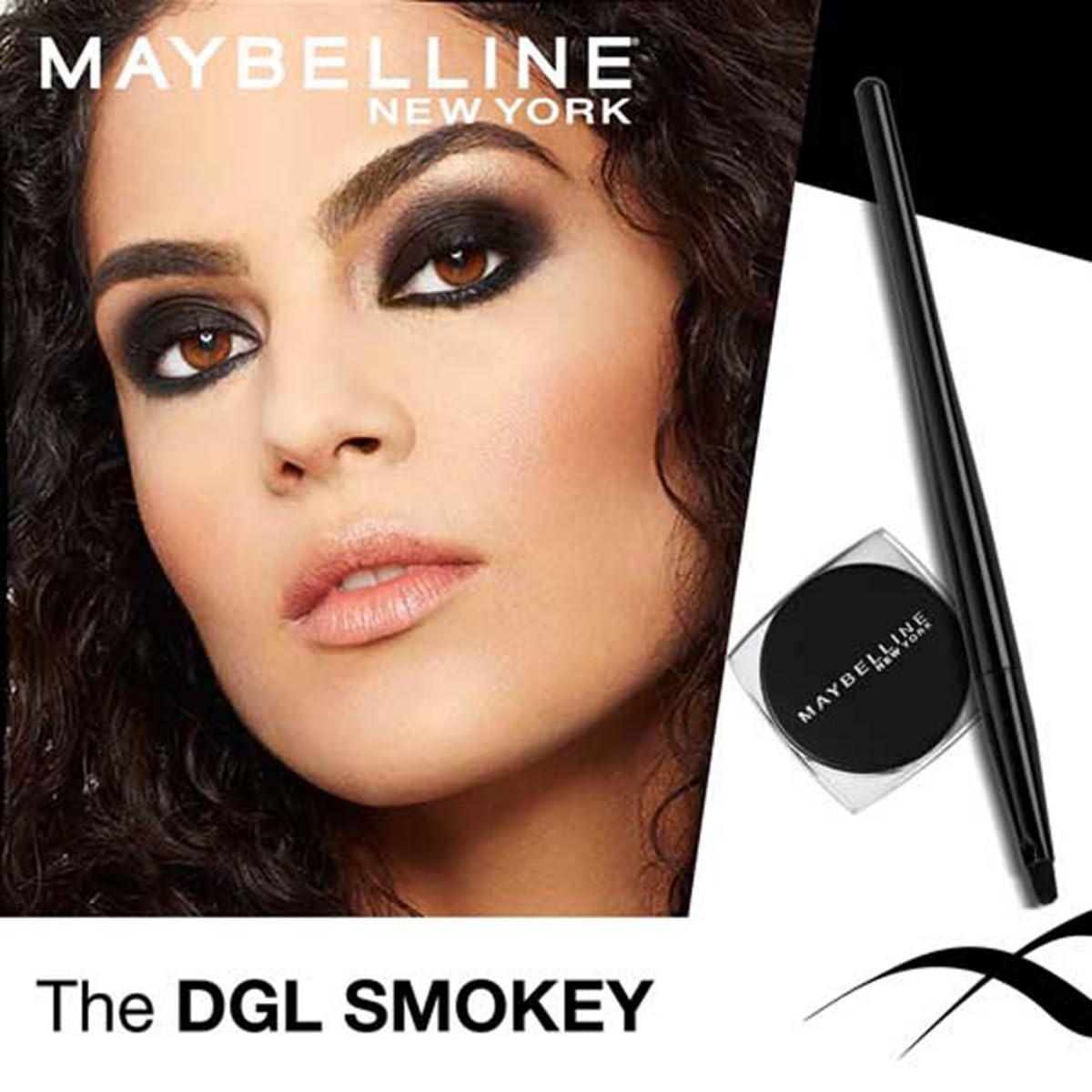 Intense Black Gel Eyeliner - Long Lasting, 36Hr Wear