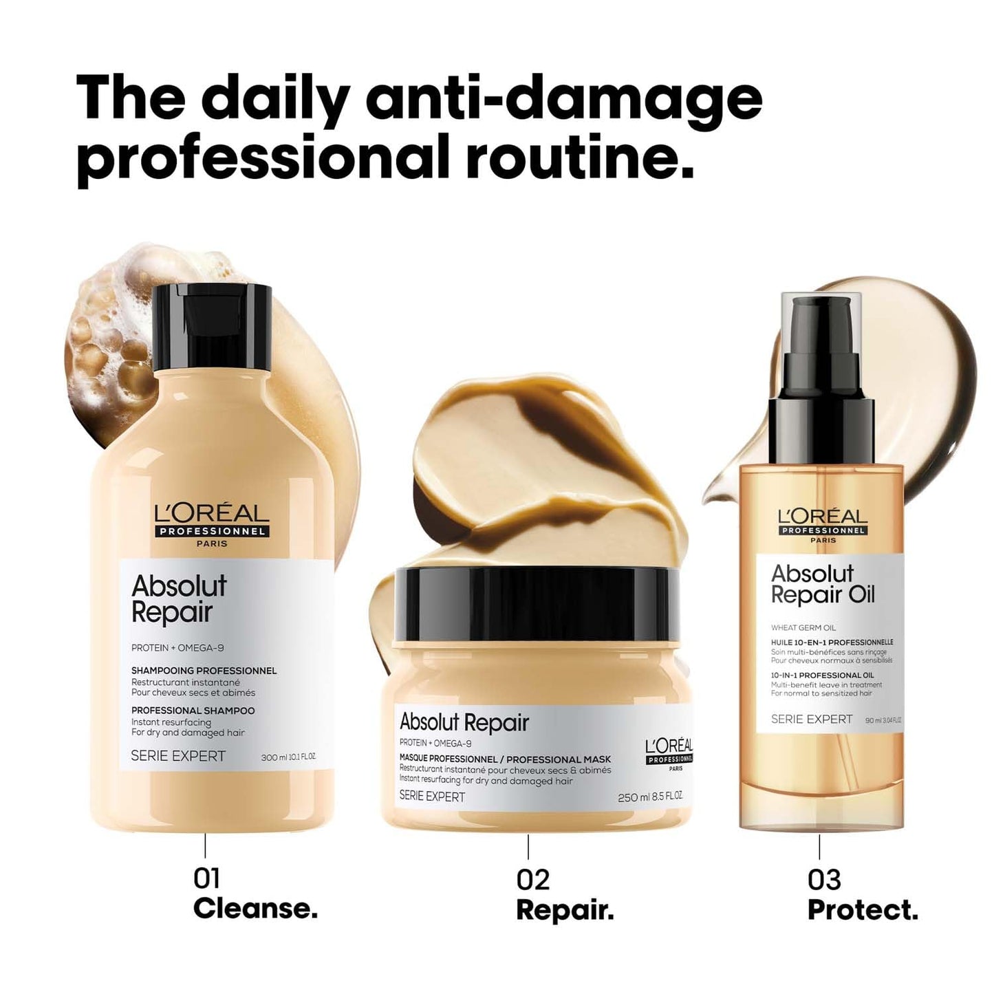 L'OrŽal Absolut Repair Hair Mask 250ml for Dry & Damaged Hair