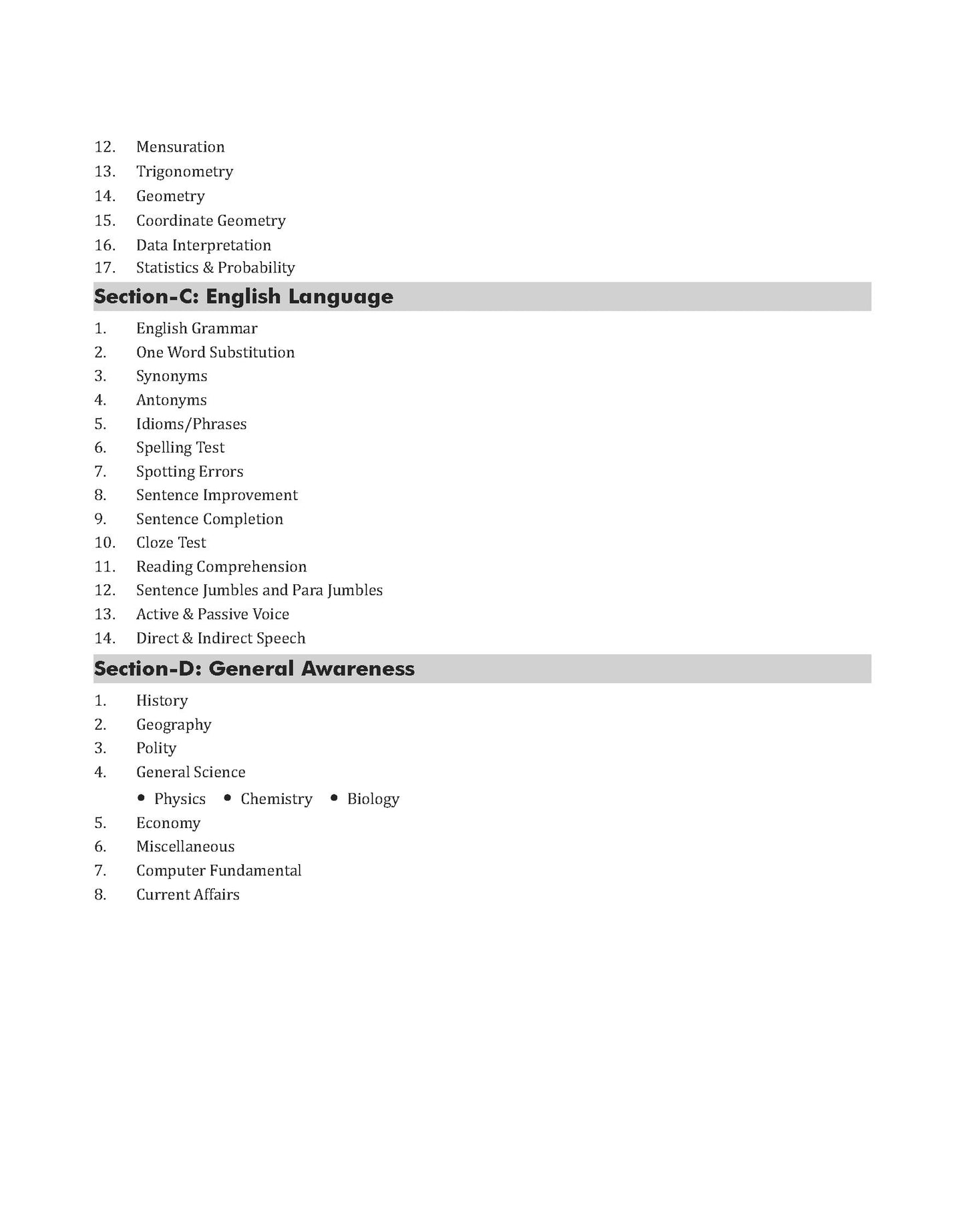 Ultimate Guide to SSC CGL - Combined Graduate Level - Tier I & Tier II Exam with Previous Year Questions