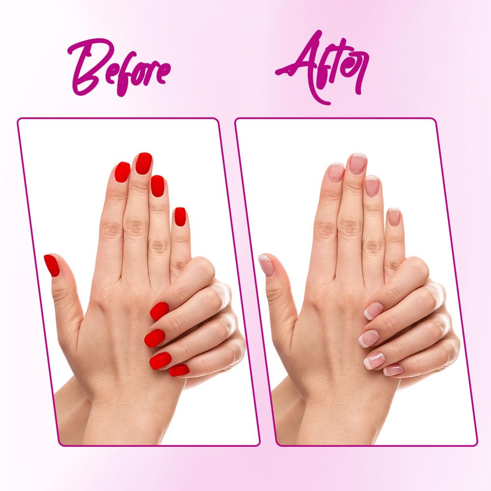Nail Polish Remover Wipes, Acetone-Free, Vitamin E, 50 Count
