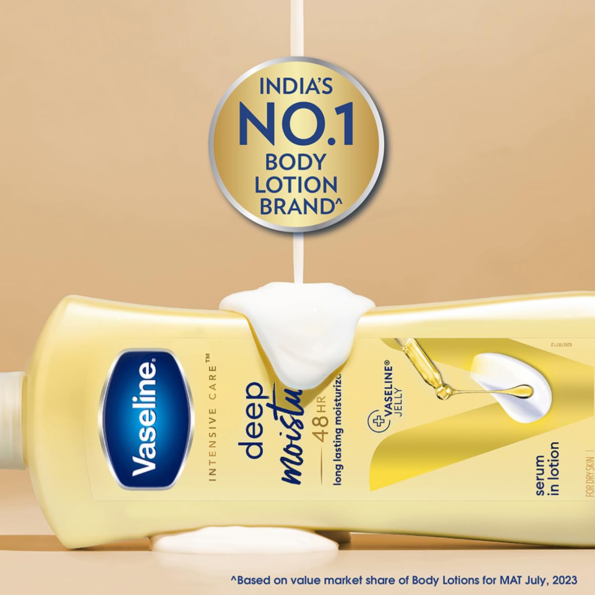 Vaseline Deep Moisture Lotion with Glycerin, 400ml
