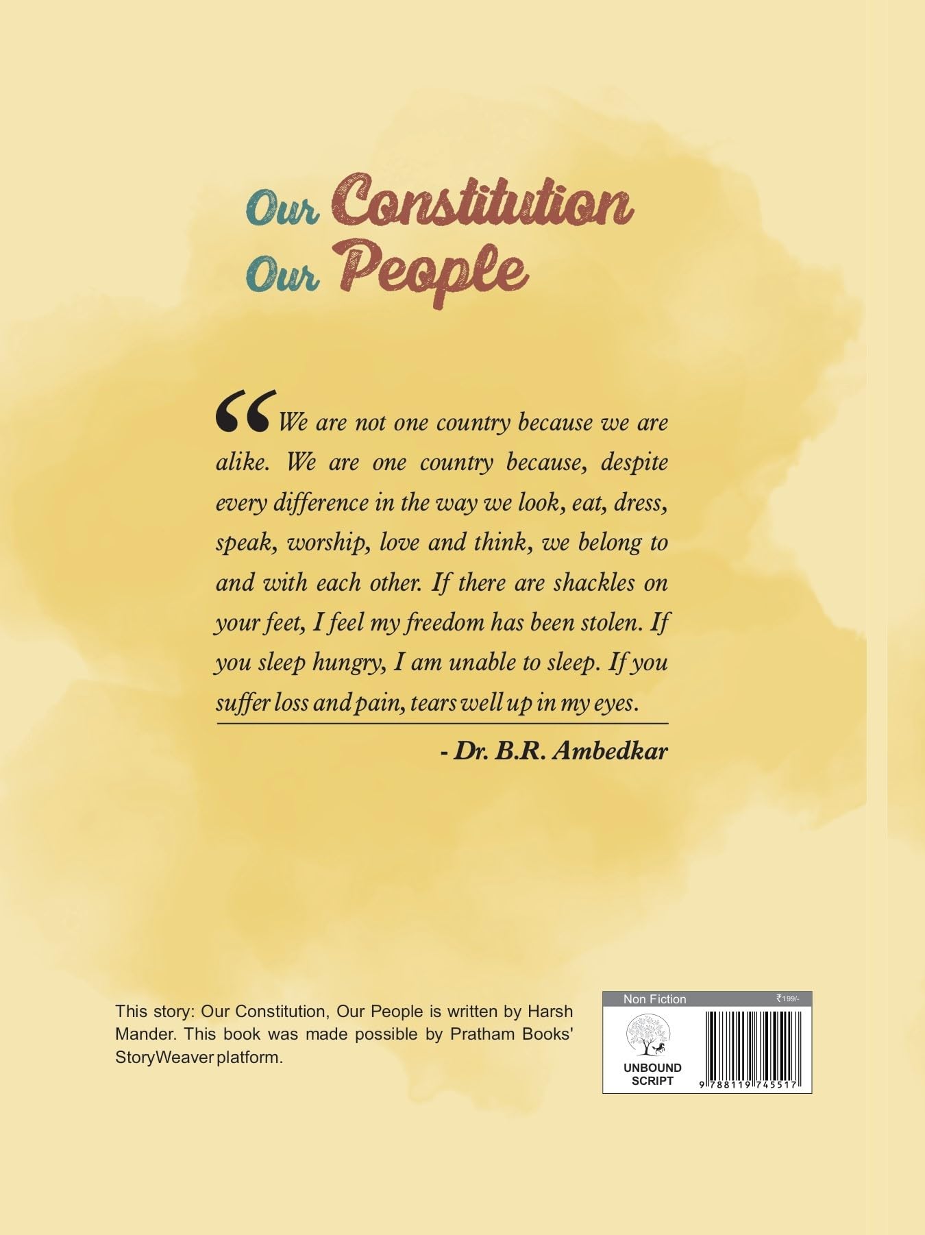 Our contitution our people - Harsh Mander