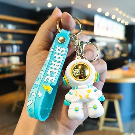 Astronaut Model A Pista | 3D Lanyard Keychain | Silicone