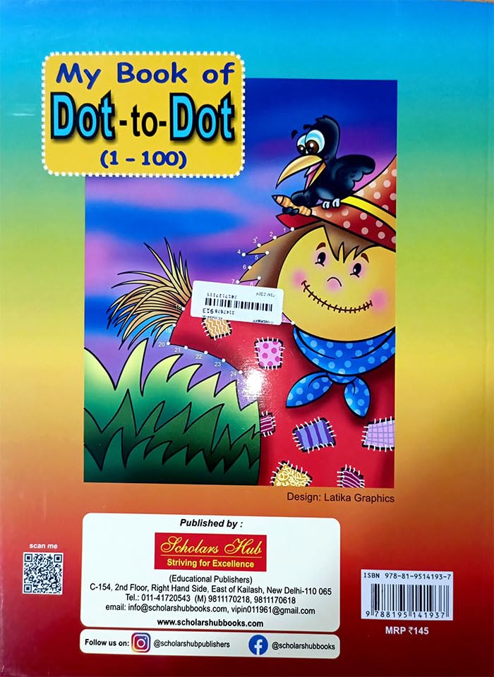 Dot To Dot Activity Book (Numbers 1-100)